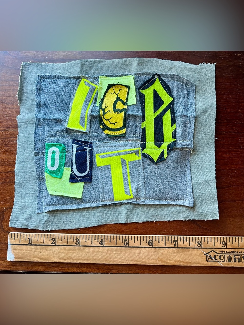 Ransom Note Patch - Ice Out - Picture 4 of 12